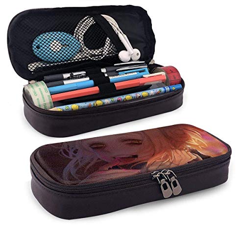 Preisvergleich Produktbild Federmäppchen Großraumspeicher Stift Bleistiftbeutel Schreibtisch Organizer Praktischer Taschenhalter mit Reißverschluss - Anime My Hero Academia Himiko Toga