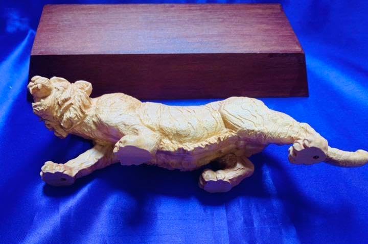 黄楊彫り 猛虎 【公式通販】 黄楊彫り 猛虎