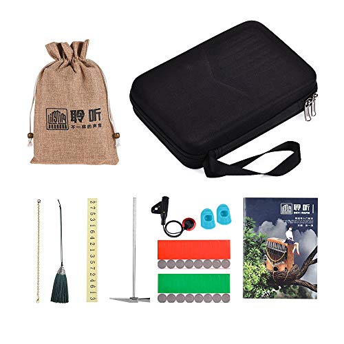 LingTing Kalimba LT-K17A 17 Tasten Kalimba Mbira Daumenklavier, Geschenk für Kinder und Erwachsene, Anfänger (Windflüsterer)