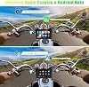 Pantalla CarPlay CAMECHO para Motocicleta, CarPlay Inalámbrico y Android Auto para Moto, Pantalla táctil portátil a prueba de agua de 5" con soporte de audio estéreo dual Bluetooth, Siri, Asistente de Google 4