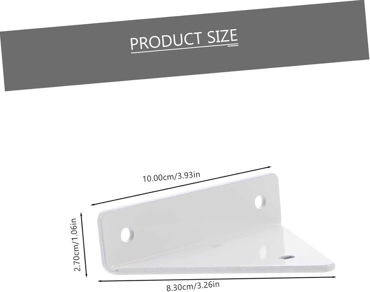 VALICLUD 4sets Invisible Triangle Wall Mount Shelf Brackets Sturdy Iron Floating Shelves for Rustic Style