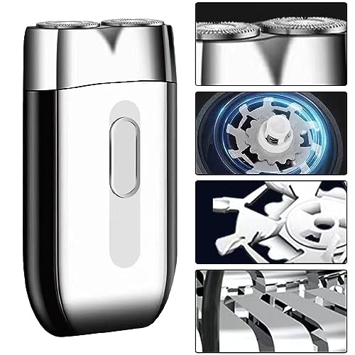 afeitadora eléctrica portátil – bolsillo lavable impermeable afeitadora 88000r/min | Afeitadora automática portátil tamaño bolsillo afeitadora ajustada para baños Samuliy - imagen 5