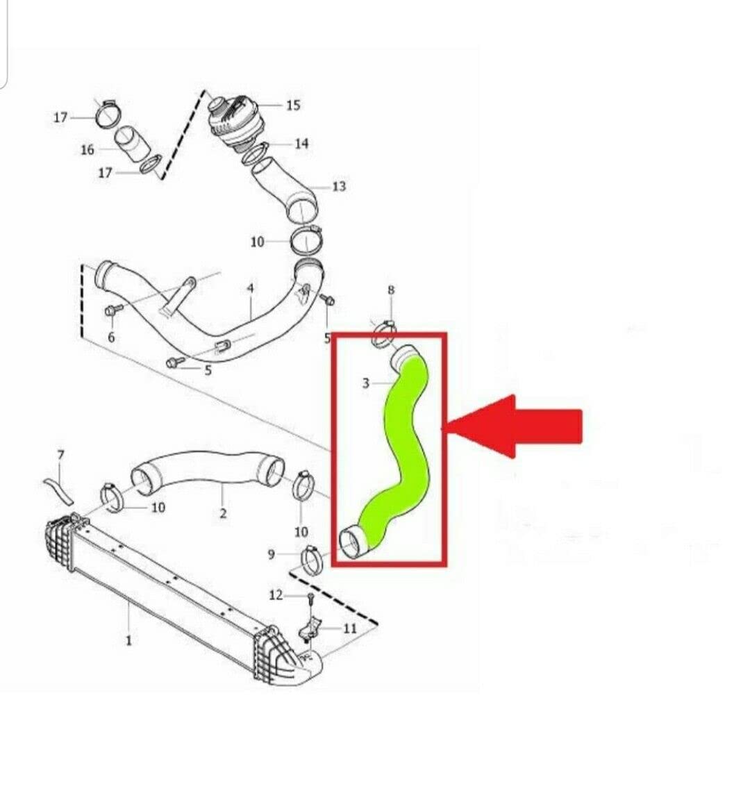 LLS-GERMANY Tubo Turbo compatible con Vol.vo S60 S80 V60 V70 XC60 XC70 D4 2.0 30741795