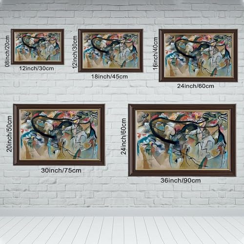 Toile Kandinsky Composition 5 tableau mural de salon