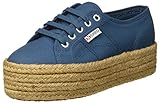 Superga S0099Z0, Alpargatas con Plataforma Unisex Adulto, Azul (Smoky Blue), 37 EU (talla del fabricante: 4 UK)