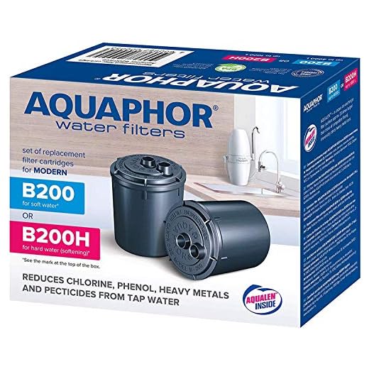 AQUAPHOR B200 Ensemble de cartouches pour filtre à eau de rechange pour filtres à eau poignée