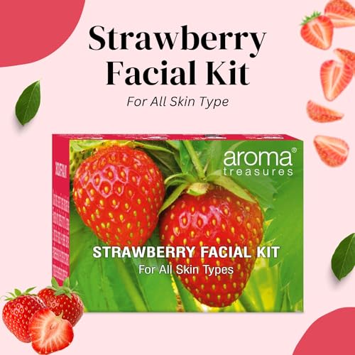 Image of Aroma treasures Strawberry facial kit - for all skin type (One time use)