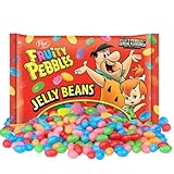 Fruity Pebbles Jelly Beans, Assorted Fruit Flavored Chewy Candies, Easter Egg Fillers and Party Favors, 10 Ounces