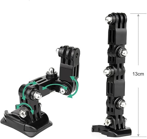Adjustable J Hook Long Model Compatible with All Action Cameras