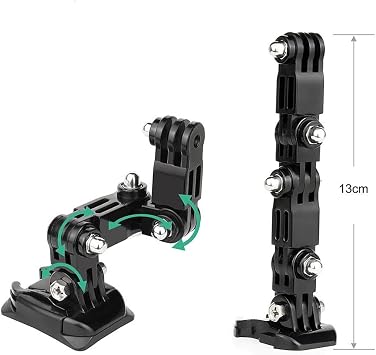 Adjustable J Hook Long Model Compatible with All Action Cameras