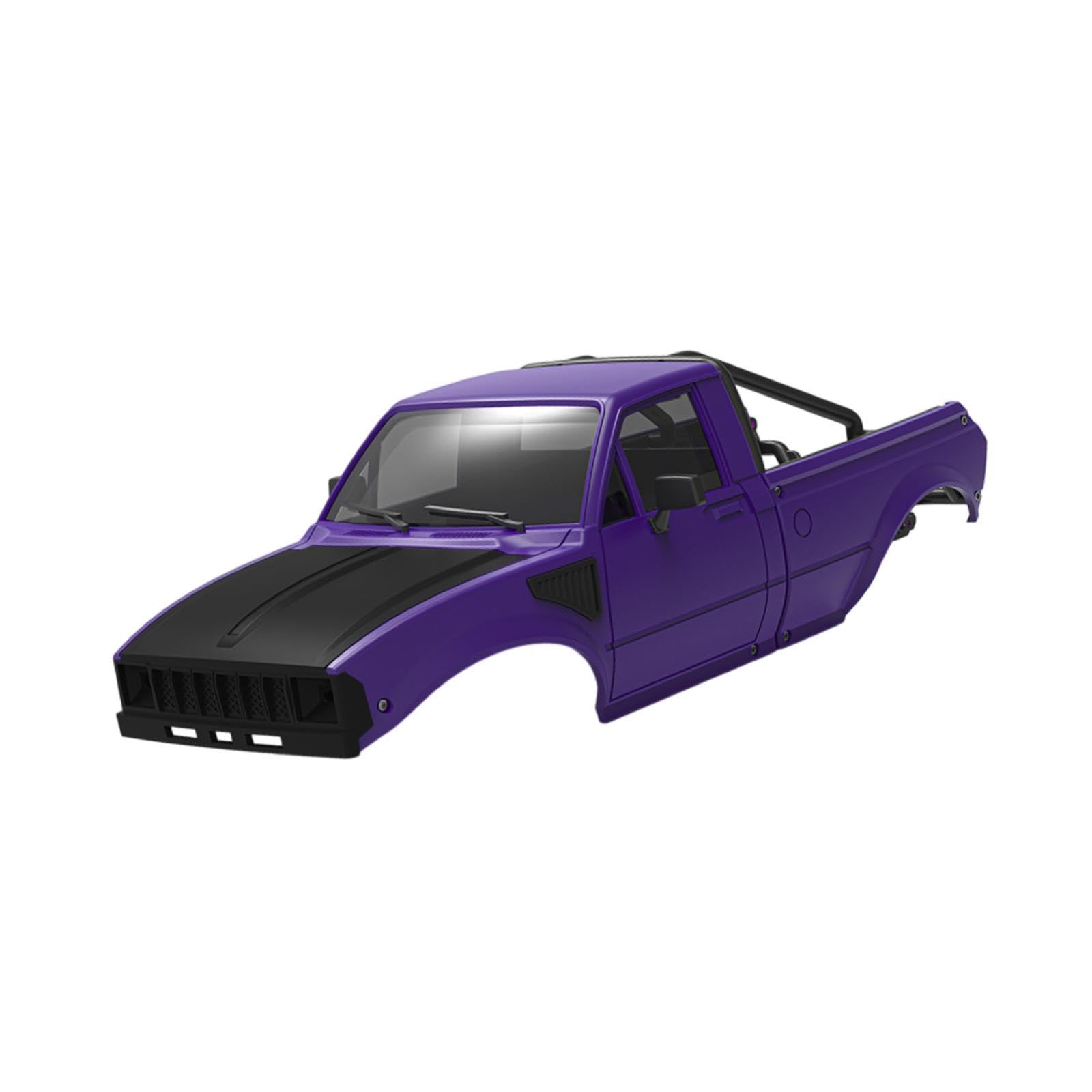 Pickup Karosserierahmen, Robuste Ladeflächengestell Baugruppe, Stabile Und Strapazierfähige Konstruktionsteile für 1/24 RC Modellautos, Geeignet für H, Lila