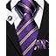 Violet and Gold Pin Stripe