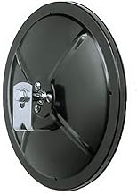 CIPA 48850 Black Round Convex Mirror