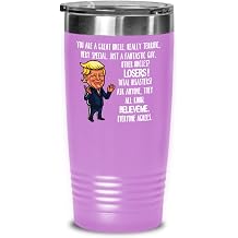 Trump Uncle Tumbler from Niece Nephew Funny Fathers Day Birthday Christmas Ideas for Republican Conservative Political Keepsake 20 or 30 oz Hot Cold C