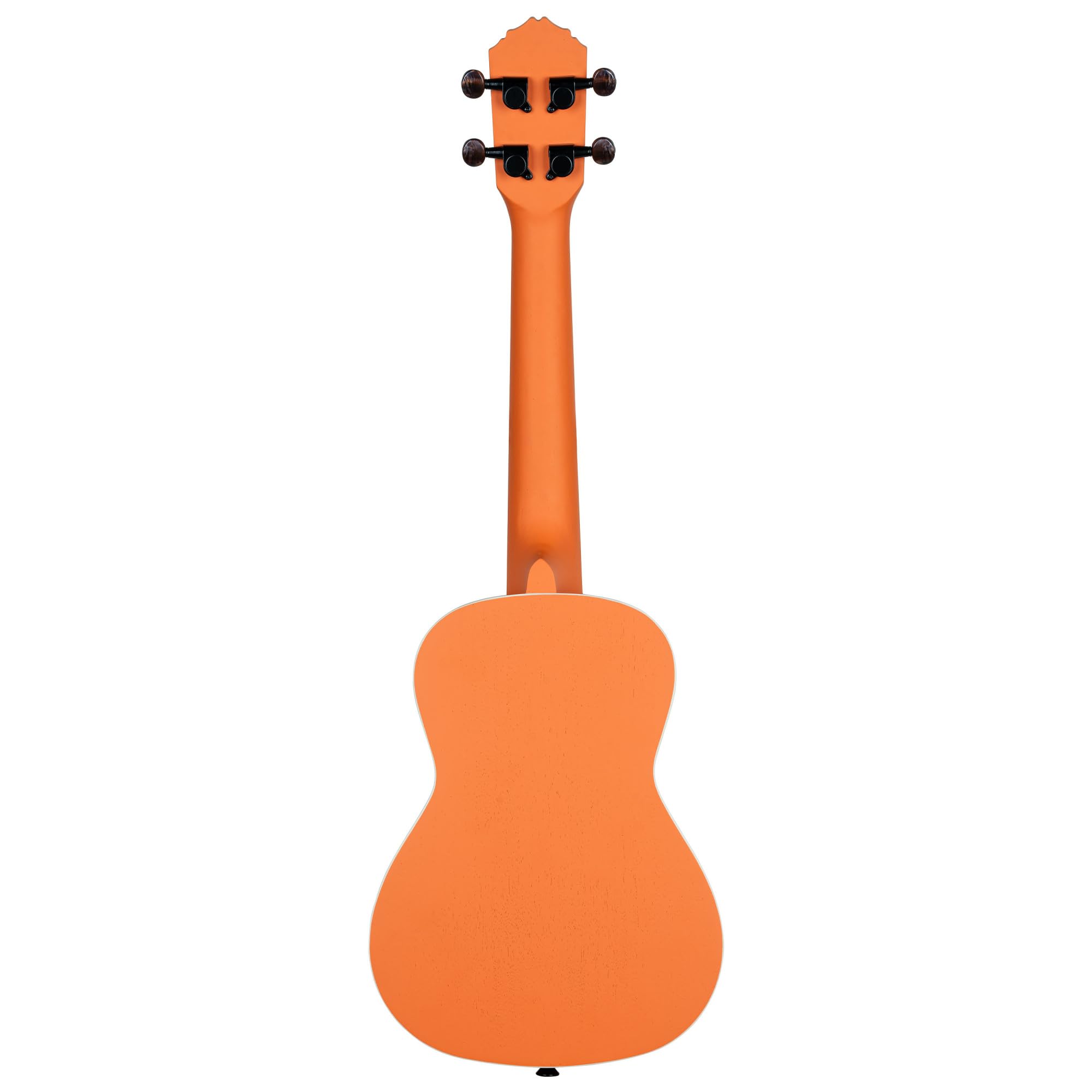 Ortega Guitars Ukulélé Concert Acoustique – Série Custom Built Halloween Edition – Okoumé, Orange (RUHW)