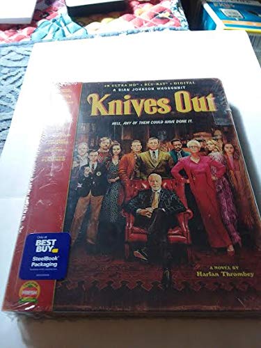Knives Out, Steelbook, 4K UHD, Bluray, Digital