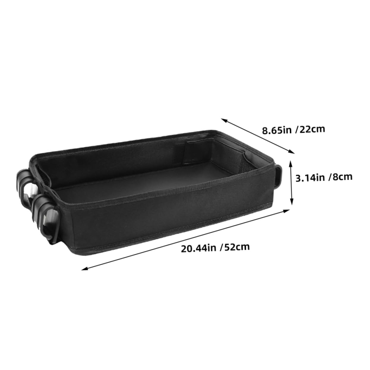Tablett Für Kinderwagen Mit Snackhalter Und Getränkehalter Zubehör Aus Canvas-material Stabiles Design Verstellbarer Griff Kompaktes Organizer-tablett Für Babywagen