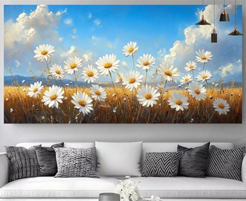 Kit Broderie Diamant Fleurs XXL 30x60cm M-Y349 pour Décoration Adulte