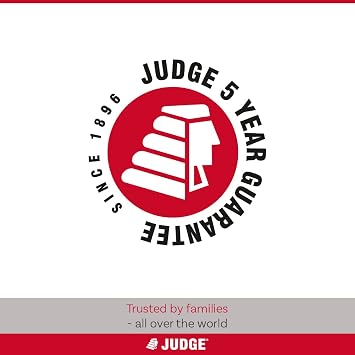 Judge Everyday 16cm Non-Stick Saucepan, 1.2L with Vented Glass Lid and Stay Cool Handle, Aluminium, Dishwasher Safe, Not Suitable for Induction Hobs, Compatible with All Other Hobs