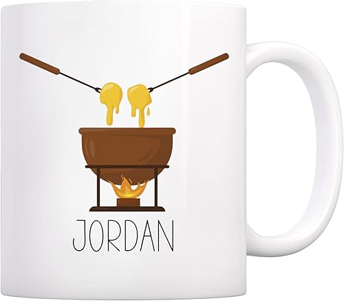 Taza de fondue personalizada, regalo para amantes de la fondue, regalo de fondue, taza para amantes de la fondue, regalo para amantes de la fondue