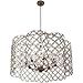 Kalco 515056OL Maurelle Pendant, 8-Light 320 Total Watts, Oxidized Gold Leaf