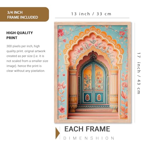 Image of Kotart Traditional Indian Wall Art Painting for Living Room | Paintings For Home Decoration | Framed Wall Painting for Home Room Bedroom Office Wall Decor| Paintings For Home Decoration (Art 1, (13x17 inch), Framed)