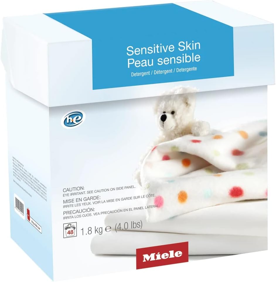 Miele Original Washing Machine Detergent Powder for Sensitive Skin, Color and White Laundry, 4 lb