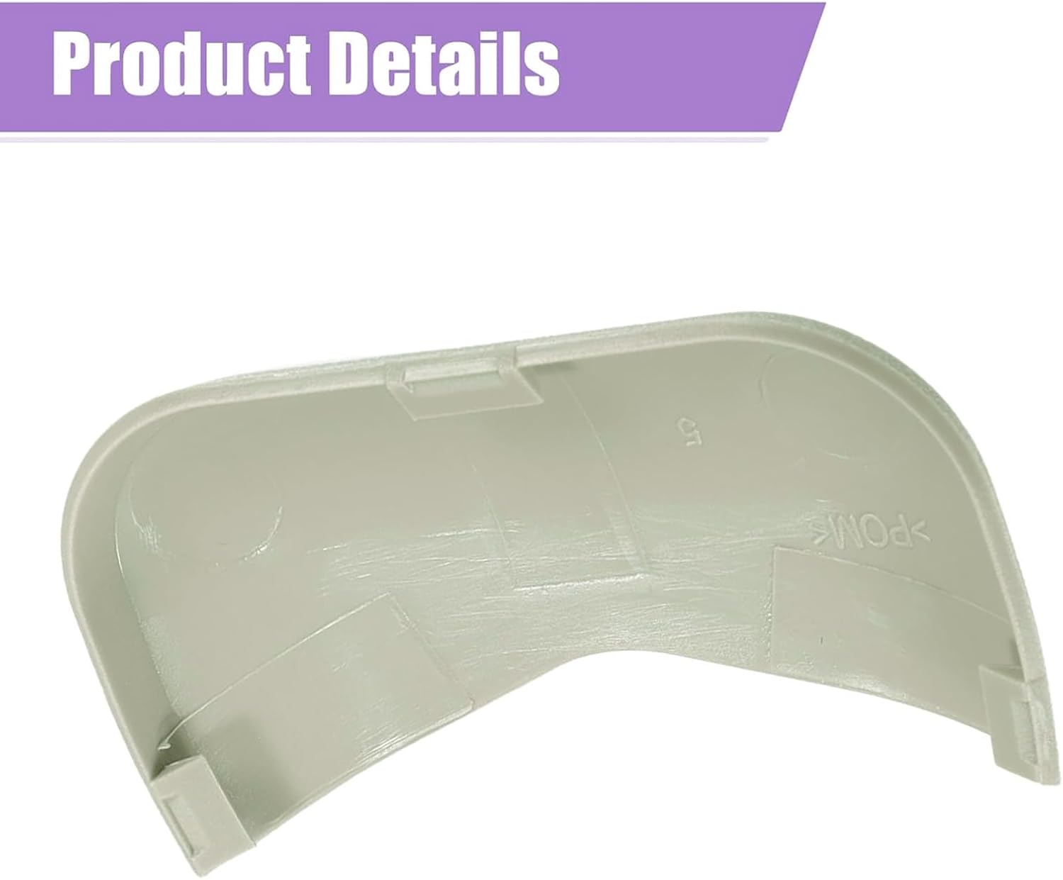 2pcs Gray Sun Visor Bolt Cover for Nissan Altima Maxima Murano Pathfinder Rogue 2013–2020, Infiniti QX50 Q70 QX60 JX35, OE 96420-3TS0A Makeup Mirror Cap Replacement