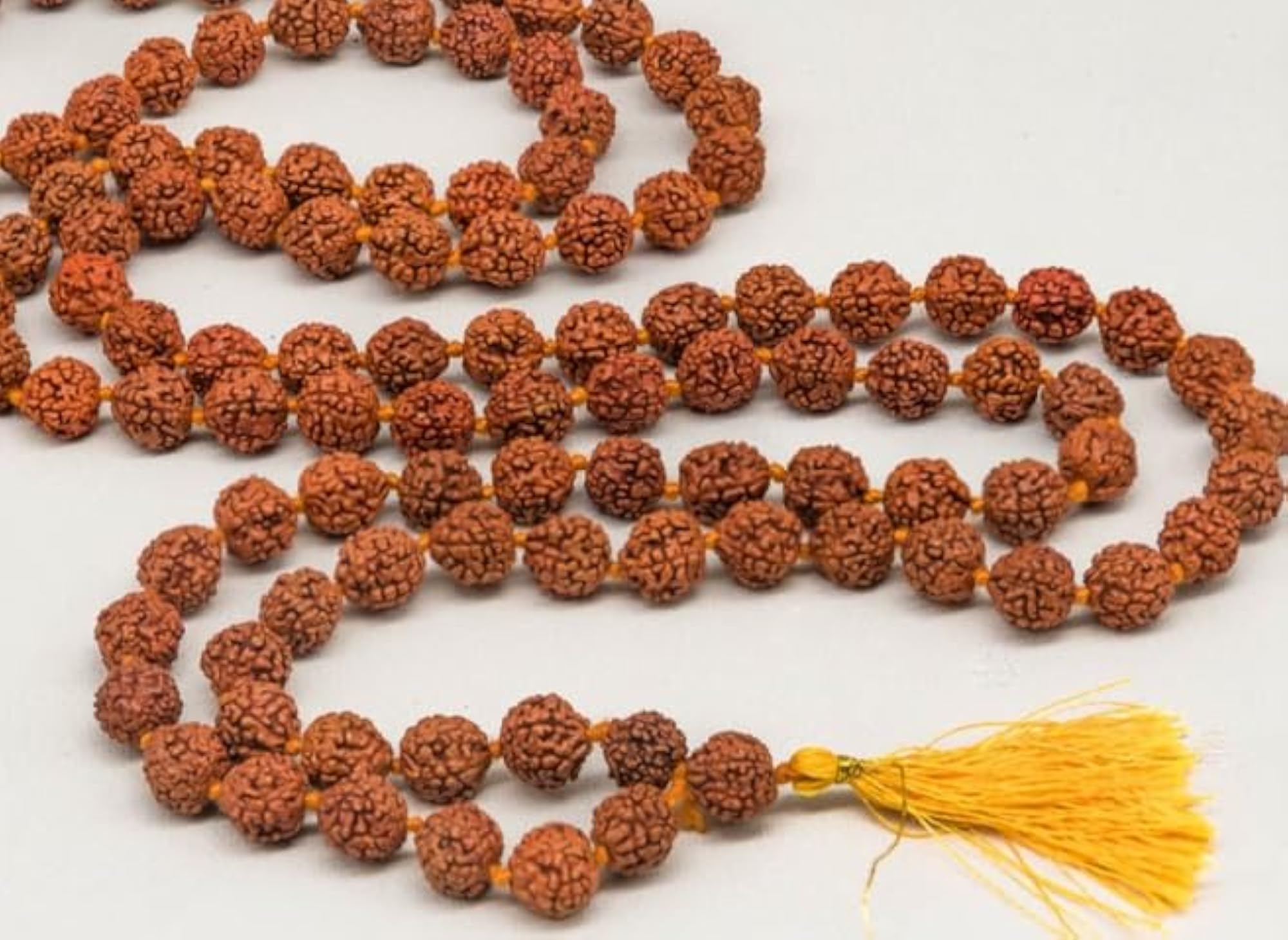 5 Mukhi Rudraksha Mala, 108 Beads, Unisex