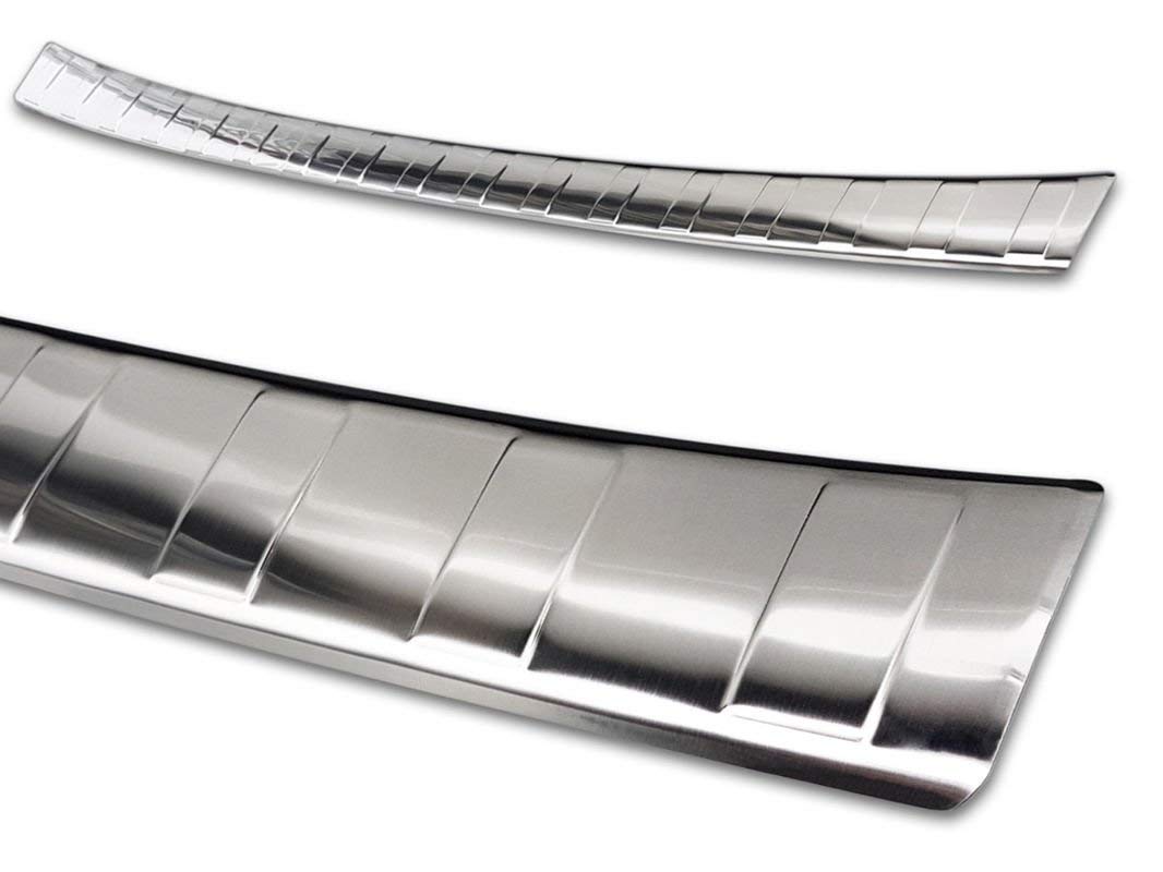 Avisa Protector del Parachoques Trasero Inoxidable Compatible con Ford Focus IV Kombi 2018- 'Ribs'