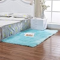 Amazon｜[ZS2L7] ムートンラグ ムート 人工シープスキン ふわふわ 北欧