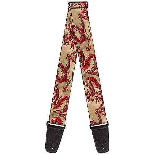 Buckle-Down Sangle de guitare – Dancing Bears Noir/multicolore – 5,1 cm de large – 73,7 à 137,2 cm de long - Les Beatles, Paul McCartney, John Lennon, RIngo Starr, George Harrison Buckle-Down Sangle de guitare – Dancing Bears Noir/multicolore – 5,1 cm de large – 73,7 à 137,2 cm de long
