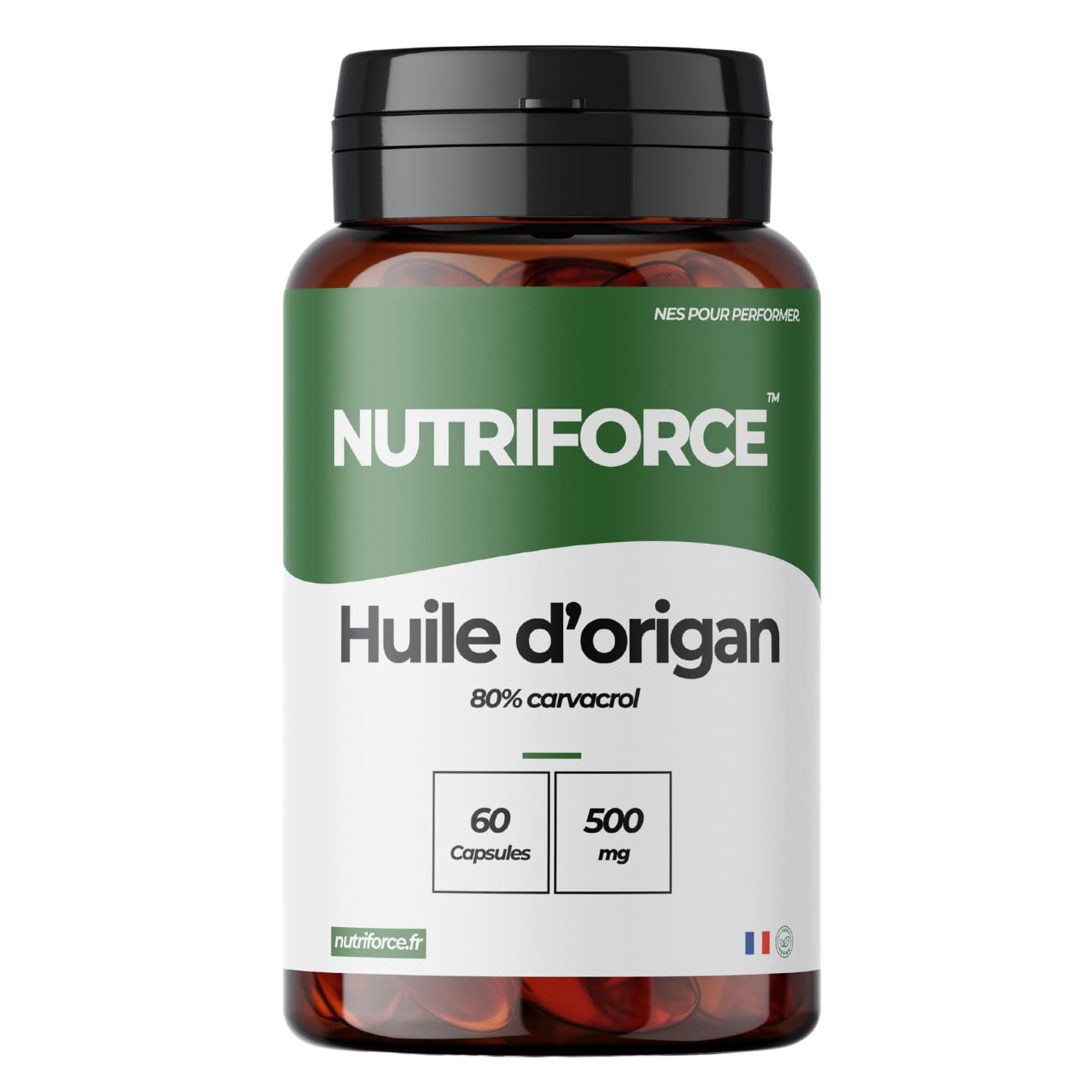 Huile d’Origan Premium – Soutien Immunitaire & Confort Digestif – 500 mg – 60 Capsules