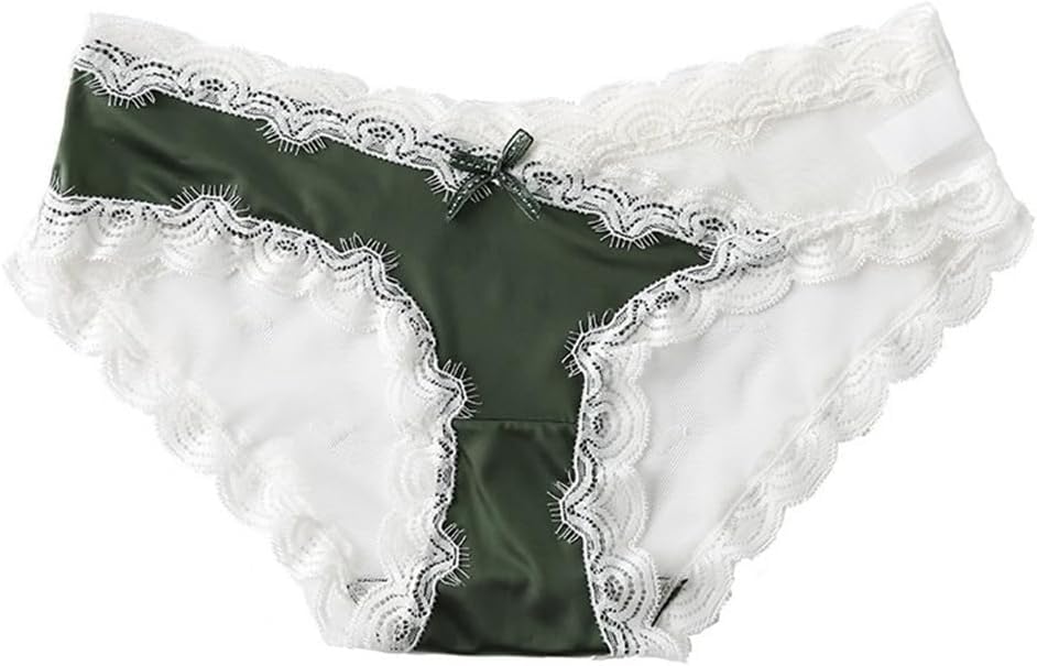 Sexy Underwear Women's Cotton File Seamless Mesh Low Waist Lace Girls' Briefs