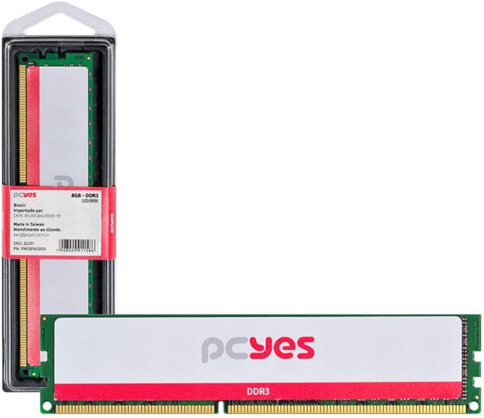 Review da Memória PCYES UDIMM 8GB DDR3: Testado por 30 dias para gamers
