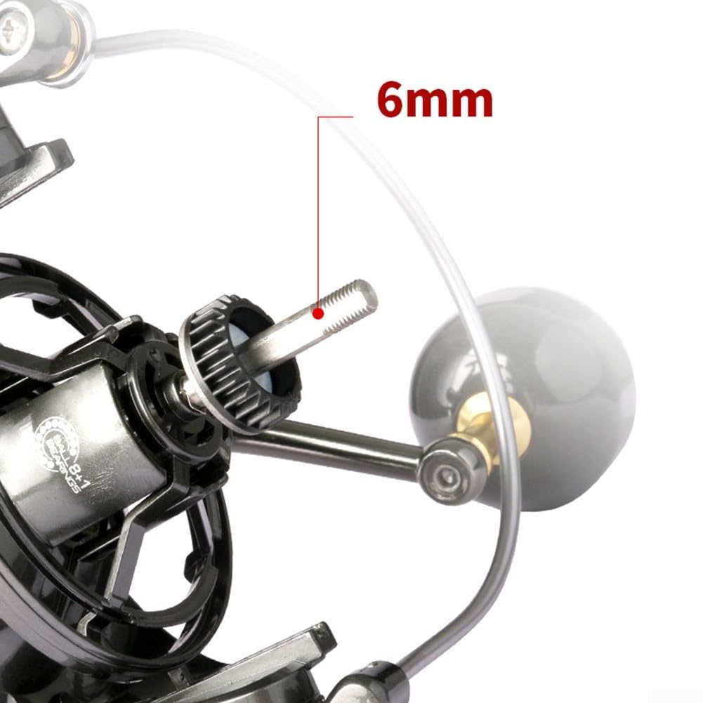 Moulinet de pêche en mer tout en métal - Longue portée - 20 kg - Pour eau salée et eau douce - MF8000LP MF10000LP MF12000LP