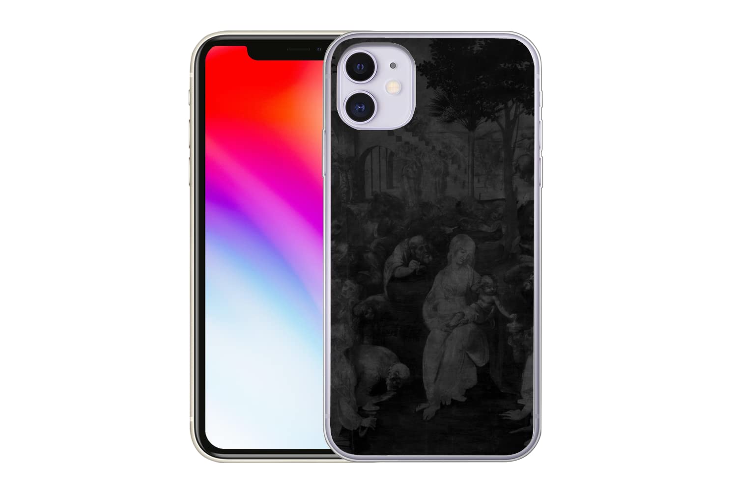 Funda para iPhone 11 - Adoración de los Reyes Magos - Leonardo da Vinci - Funda de Silicona/Funda Blanda para teléfono móvil