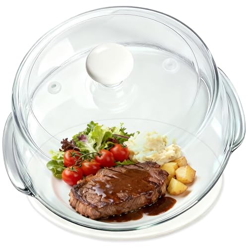 Glass Cover with Ceramic Knob