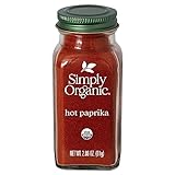 Simply Organic Organic Hot Paprika, 2.86 OZ
