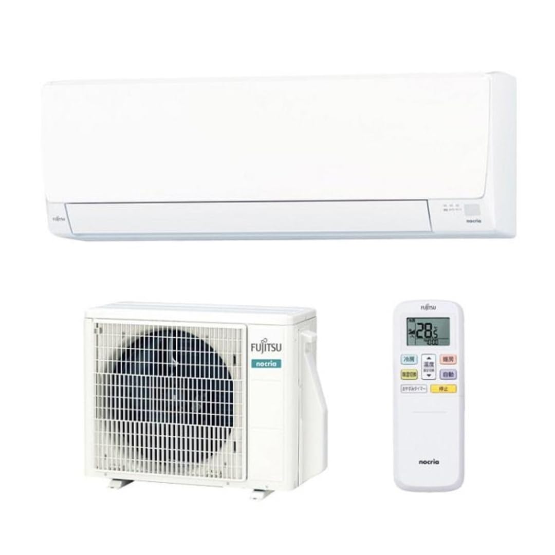 家電 FUJITSU nocria AS-AH225S Amazon | エアコン AHシリーズ2025年 / 2.2kW 100V / AS-AH225S | ノー