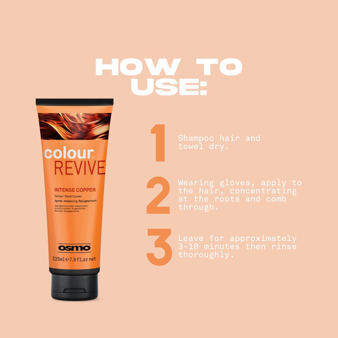 OSMO Color Revive Intense Copper, Blood Orange, 225 ml (Pack of 1) - Image 4
