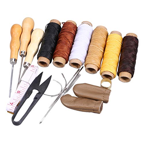 Conjunto de 1 ferramenta de artesanato de couro SUPVOX, ferramenta de reparo de couro útil feita à m