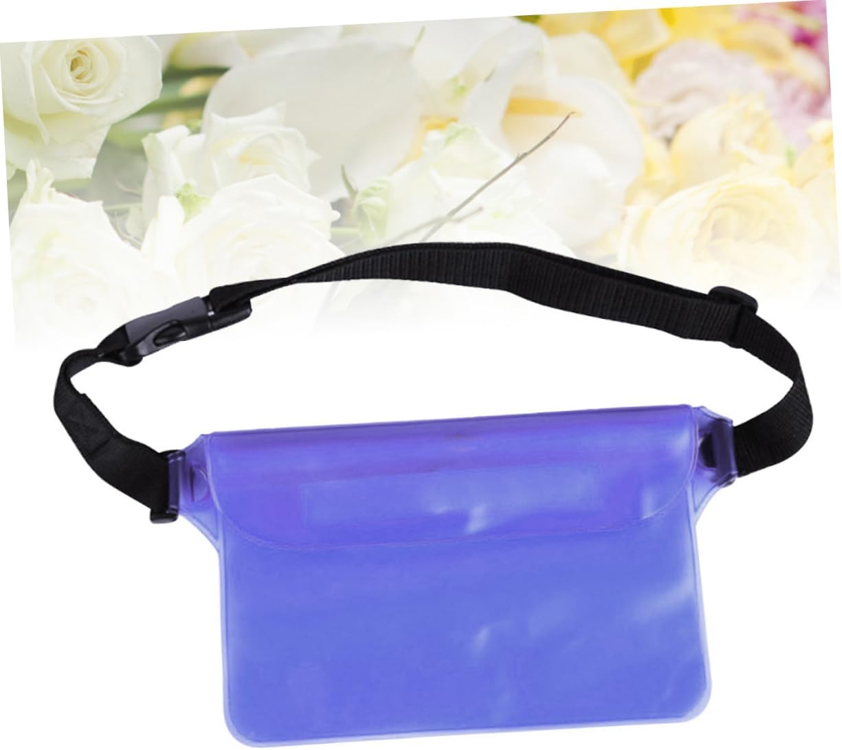 HOMSFOU Waterproof Pouch Small Dry Bag with Strap Adjustable Waist Bag for Swimming Beach Boating Fishing Phone Keys Ids Lightweight 8.66 X 6.69 X 0.78 in 1 Pack
