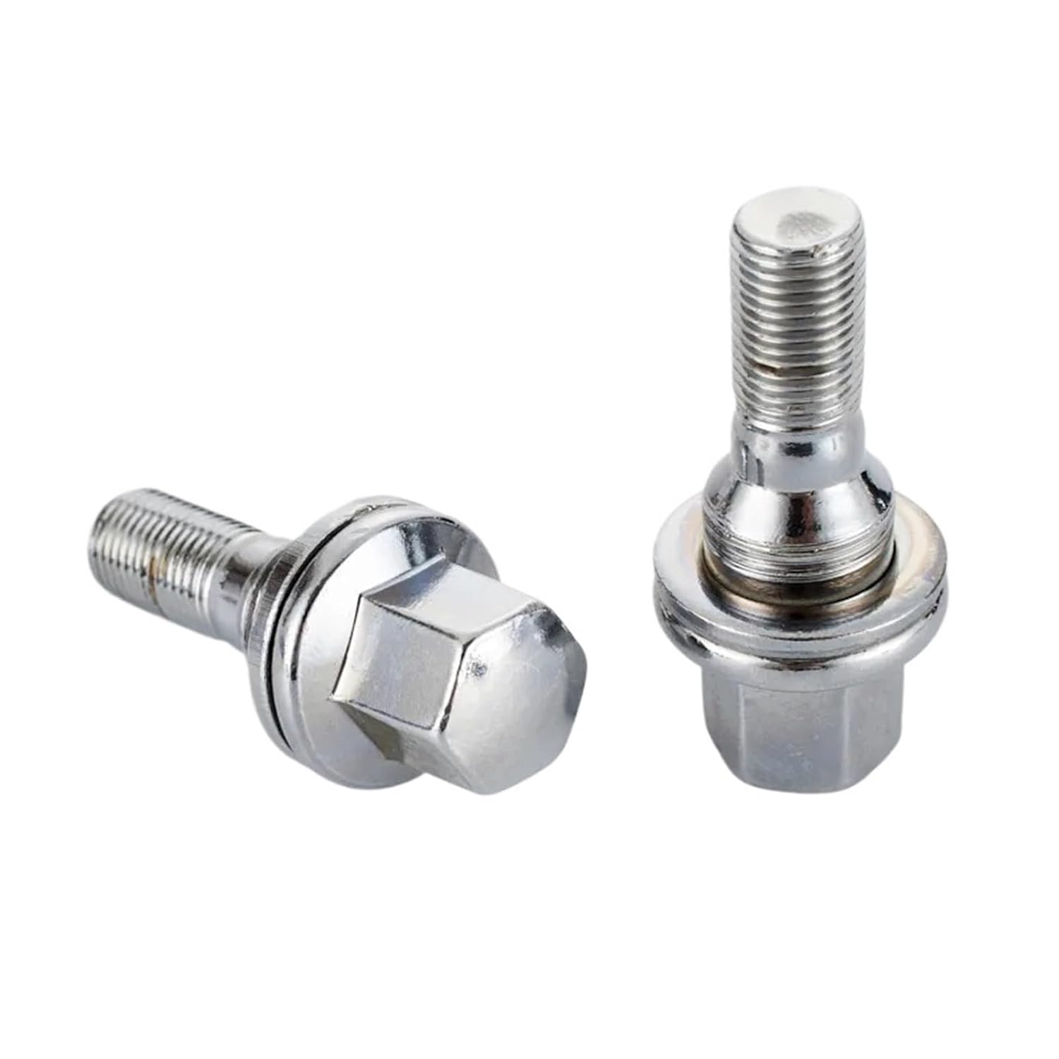 1pc OEM Style Lug Bolts Wheel Hub Bolts Suit for Series M12x1.25 Hex 17mm Lenght 58mm(Chrome x 1Piece)