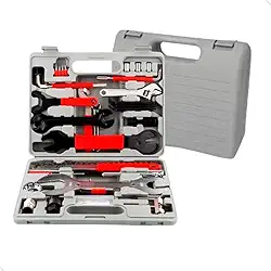 Maleta de Ferramenta Bike Completa Profissional para Manutencao Bicicleta Jogo 44 Peças Chaves Mundo Compras