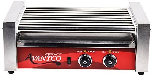 Tabletop king RG1824 Hot Dog Roller Grill - 9 Rollers - 24 Hot Dog Capacity (120V)