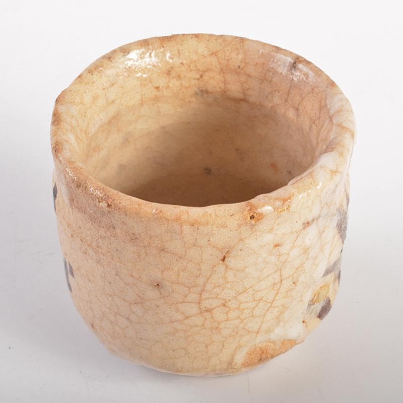 唐津焼 古唐津 帆柱窯 絵唐津 盃 仕覆付 時代箱付 C R7522 【公式通販】