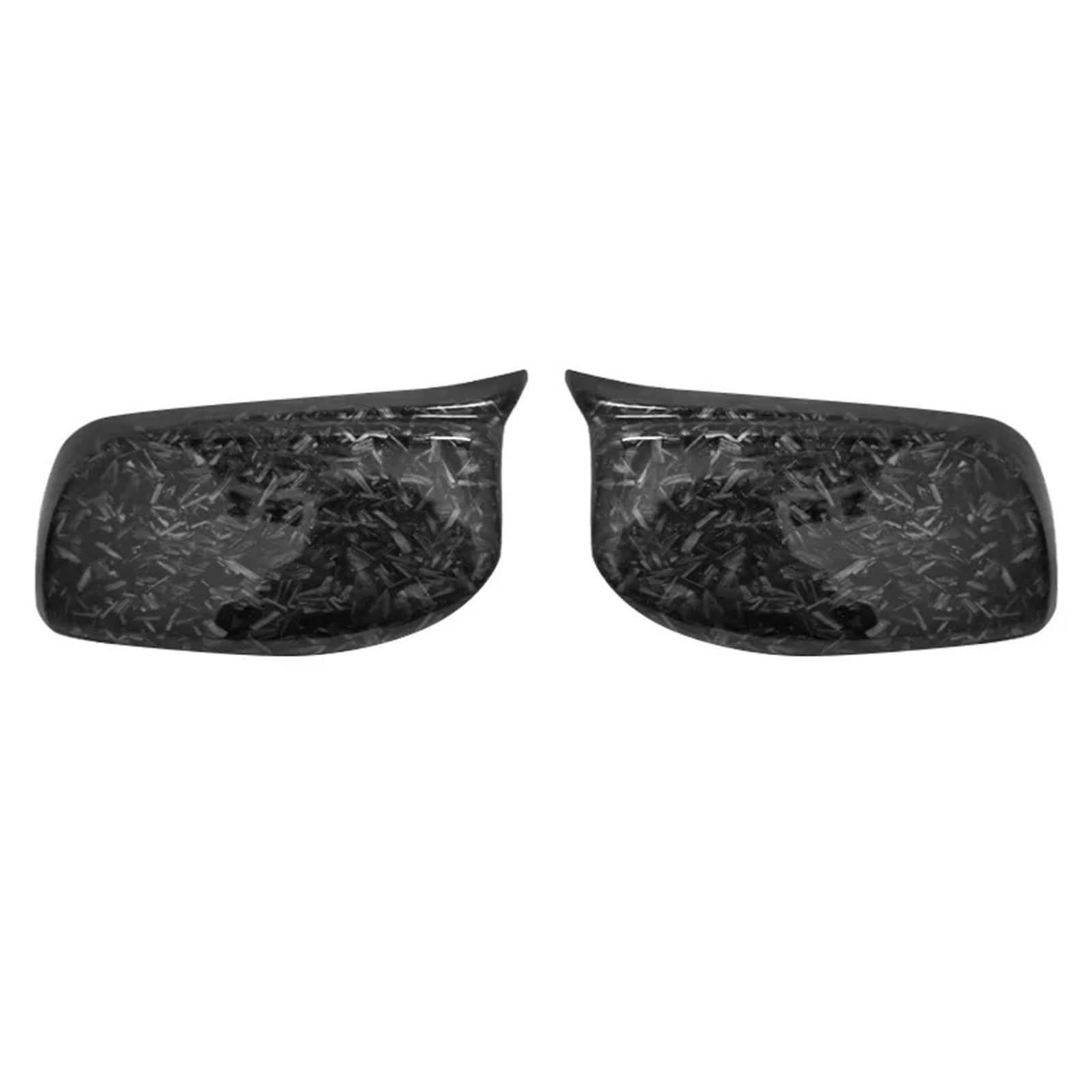 Coques de rétroviseurs BMW Série 5 E60 plastique terni réparé look carbone - 2