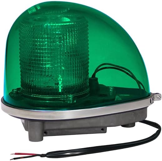 KOITO(小糸製作所) LED丸型警光灯2N型 緑 12/24V 5W ボルト直付タイプ L2NG