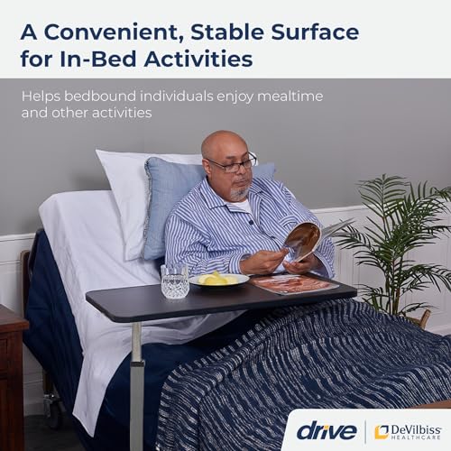 Drive Medical 13067 Non Tilt Top Overbed Table thumb #2